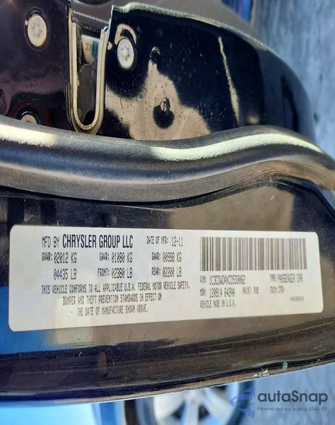 2012 Dodge Caliber Sxt from USA, damaged, VIN 1C3CDWDAXCD533062